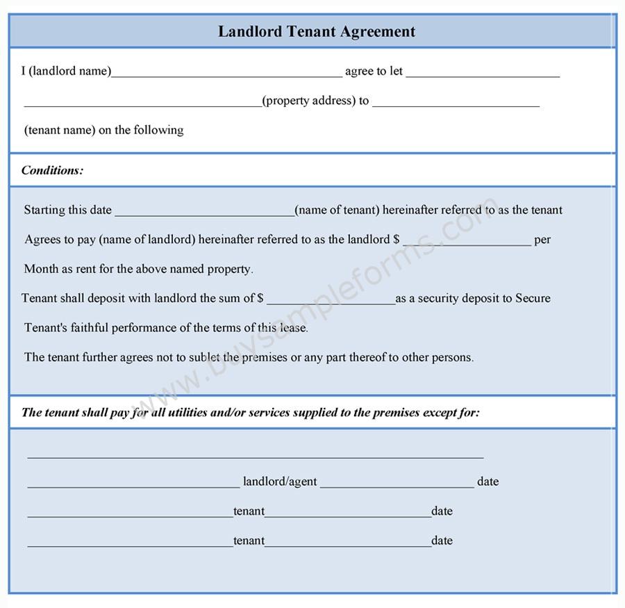 tenant lease agreement