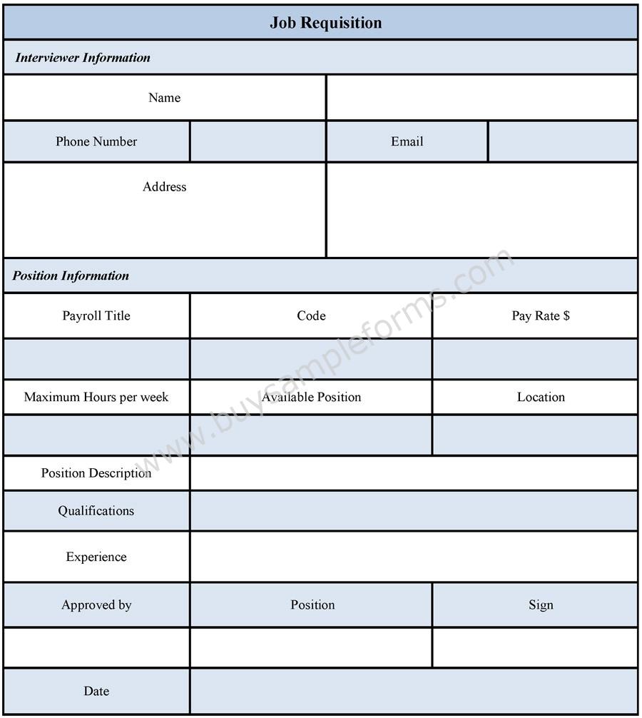 job-requisition-form-sample-job-from-and-template