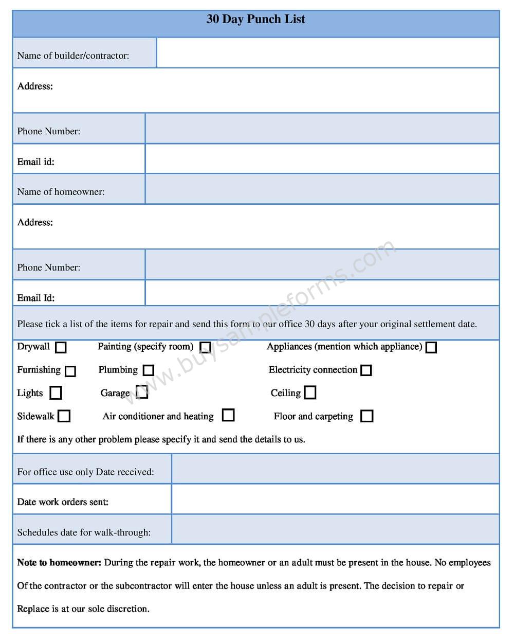 download-30-day-punch-list-form-in-word-sample-punch-list-template