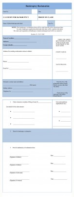 Bankruptcy Reclamation Form