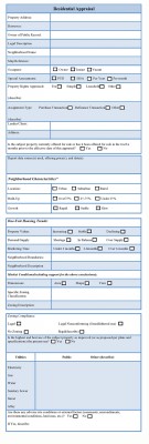 Residential Appraisal Form