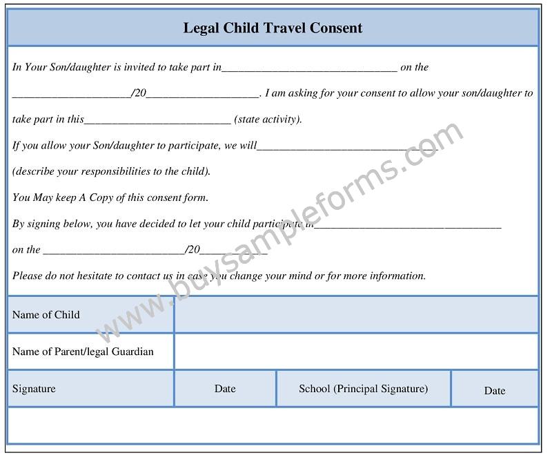 Parental Consent Form Template from www.buysampleforms.com