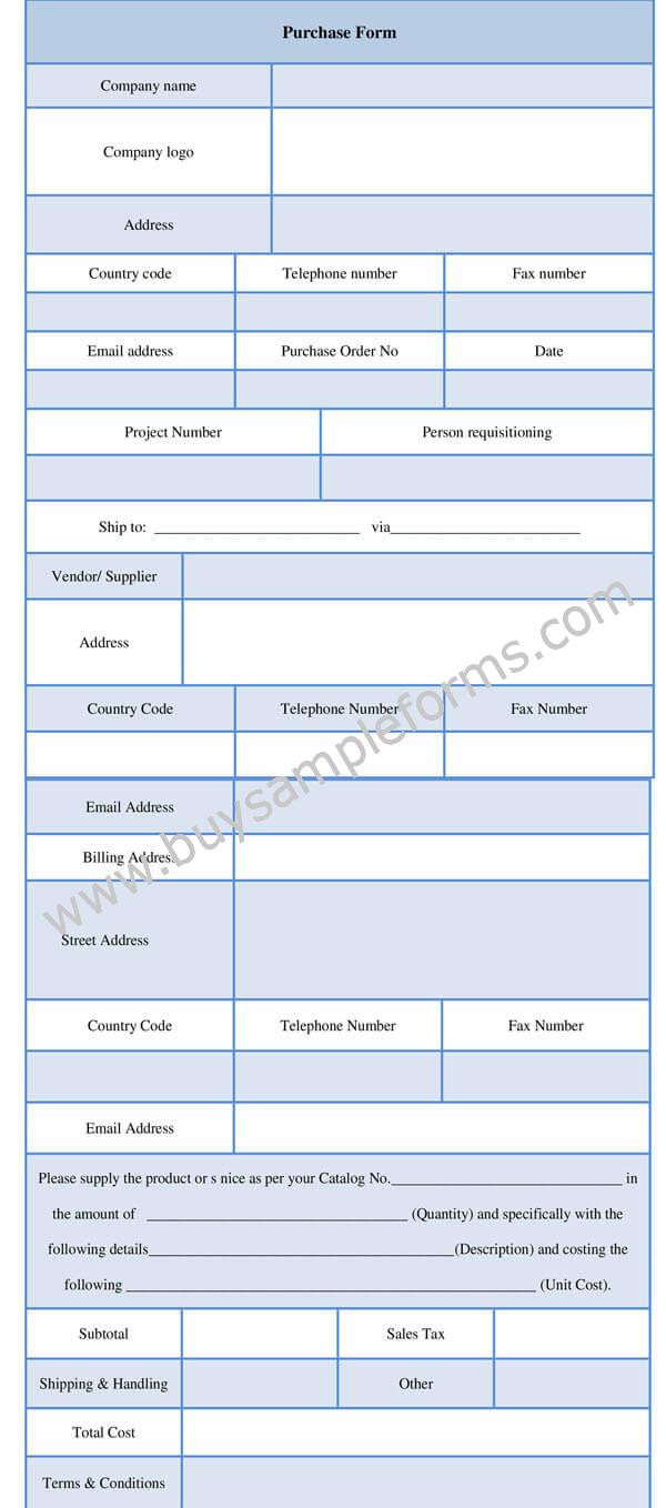 Items To Buy Form Pdf Printable Items To Buy Form Pdf Printable